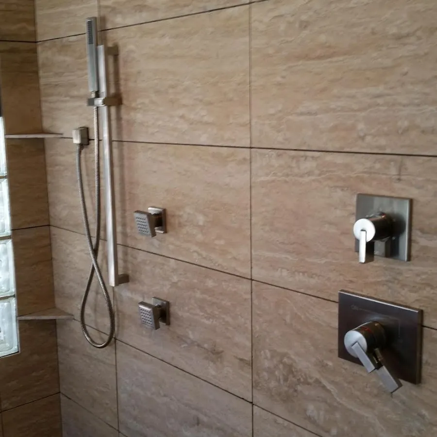 Shower fixture installation for Water Heater Replacement in Roanoke